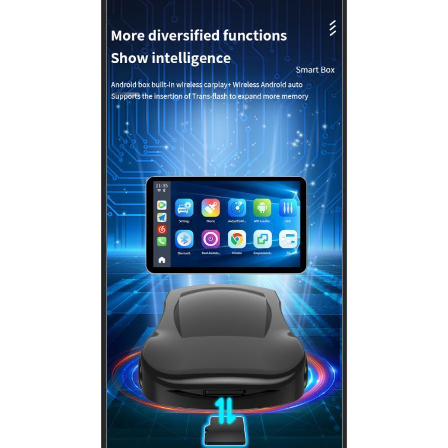 2023 Alvadan C6 CarPlay AI Box アダプター C6 Android 11.0モデル