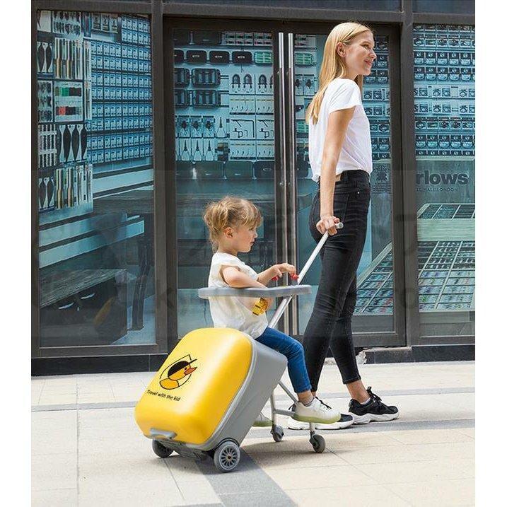 ★最終価格★ 2in1 スーツケース 乗る 子供用カート 大容量33L 子供用のスーツケース 機内持込 子供用ガードレール付き Sサイズ 子どもが乗れる おしゃれ 海外 旅行 【S2133722886】(10916円)