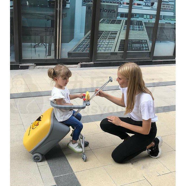 ★最終価格★ 2in1 スーツケース 乗る 子供用カート 大容量33L 子供用のスーツケース 機内持込 子供用ガードレール付き Sサイズ 子どもが乗れる おしゃれ 海外 旅行 【S2133722886】(10916円)