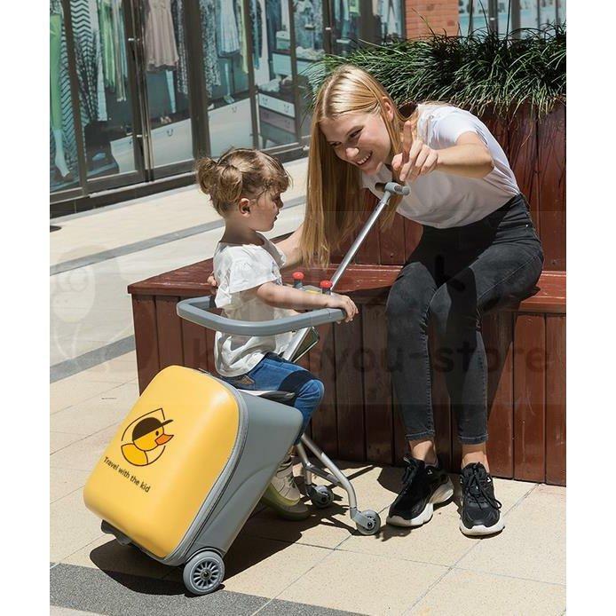 ★最終価格★ 2in1 スーツケース 乗る 子供用カート 大容量33L 子供用のスーツケース 機内持込 子供用ガードレール付き Sサイズ 子どもが乗れる おしゃれ 海外 旅行 【S2133722886】(10916円)