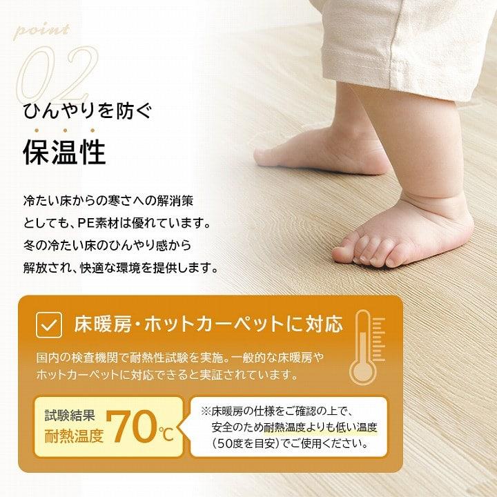 ジョイントマット 大判 木目調 12畳 60cm 64枚 木目 60×60cm 防音 抗菌