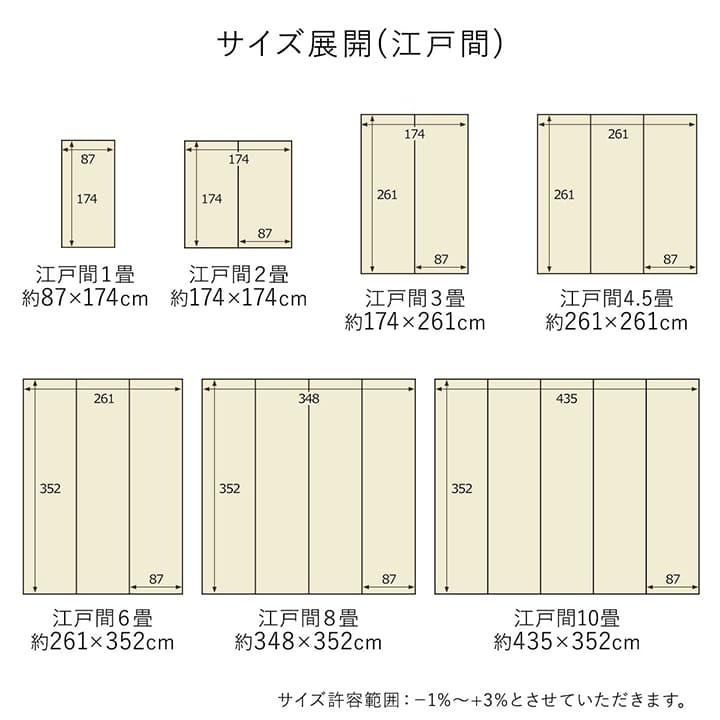 ラグ カーペット PPラグ 洗える 防ダニ バルカン 江戸間2畳 174×174 ポリプロピレン ラグ い草調 屋外 ビニールカーペット い草風 ib 新生活｜i-s｜21