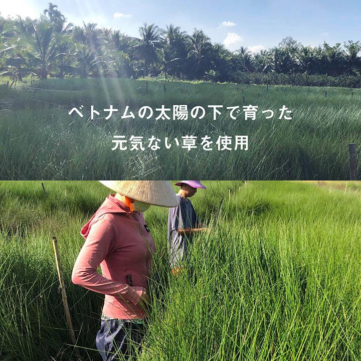 七島い草 円形 クッション い草 座布団 い草手編み円座 大 約55~60丸×H3.5cm い草座布団 円座 丸 手編み アジアン雑貨 自然素材 天然素材 ナチュラル｜i-s｜02