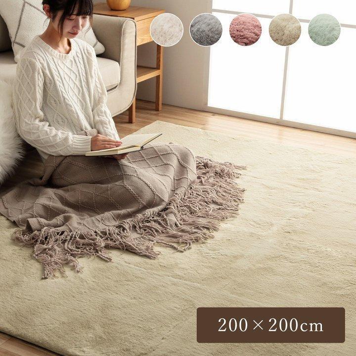 イケヒコ ラグマット おしゃれ 北欧 2畳 ホットカーペットカバー エコ