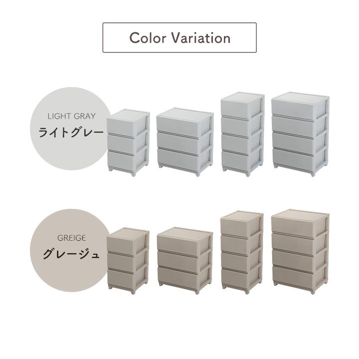 日本製 収納ボックス おしゃれ Ｄシーヴォ３段 スリム+ワイド 収納ボックス 収納 収納用品 フタ付き 収納ケース it 新生活_10