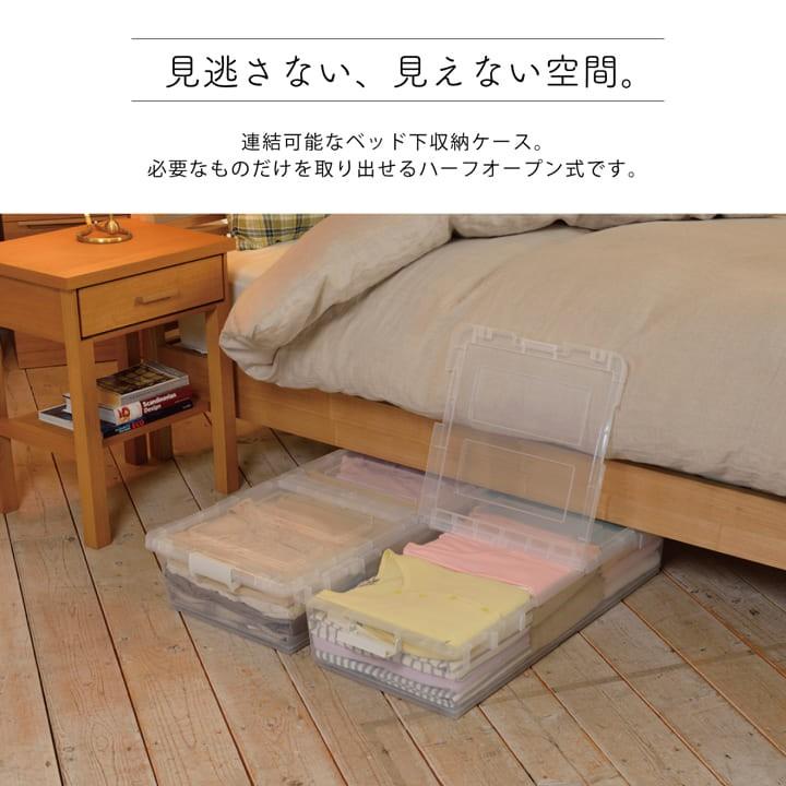 日本製 収納ボックス フタ付き おしゃれ ベッド収納 ベッド下 収納 