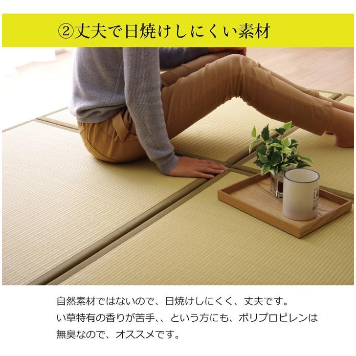 イケヒコ 置き畳 国産 畳 ユニット畳 システム畳 4畳半セット約4.0畳