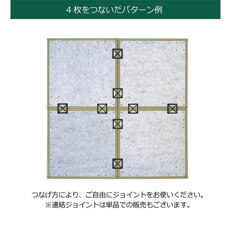 畳 置き畳 国産 ユニット畳 ミニ パーソナル いぐさ イ草 たたみ 軽量 つなげる あぐら  70×70cm 12枚セット 3.5畳｜i-s｜15