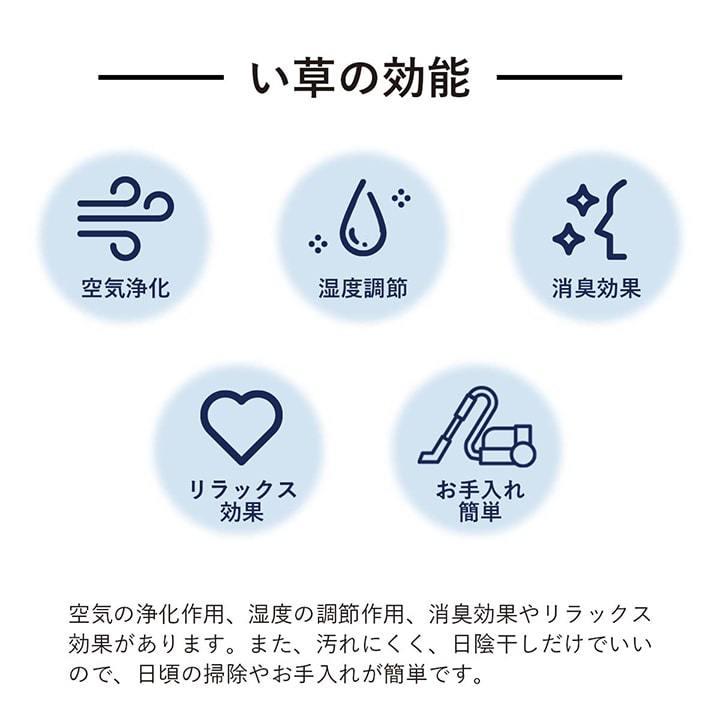 イケヒコ ござ い草カーペット 上敷き 花ござ プレーン 江戸間 6 イケヒコ ござ い草カーペット 上敷き 花ござ プレーン 江戸間 6