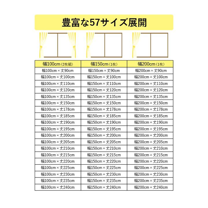 カーテン ドレープカーテン 幅100cm 2枚組 アナベル 完全遮光 1級遮光 遮光カーテン 防音 タッセル付き 省エネ 節電 日本製 国産 洗える CRE_10