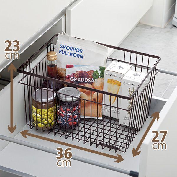 キッチンラック バスケット ｌ スタッキング Fv２６ キッチン収納 シンク 食品 食品庫 調理器具 鍋 フライパン ファビエ テンマ 天馬 アイズインテリアショップ 通販 Paypayモール