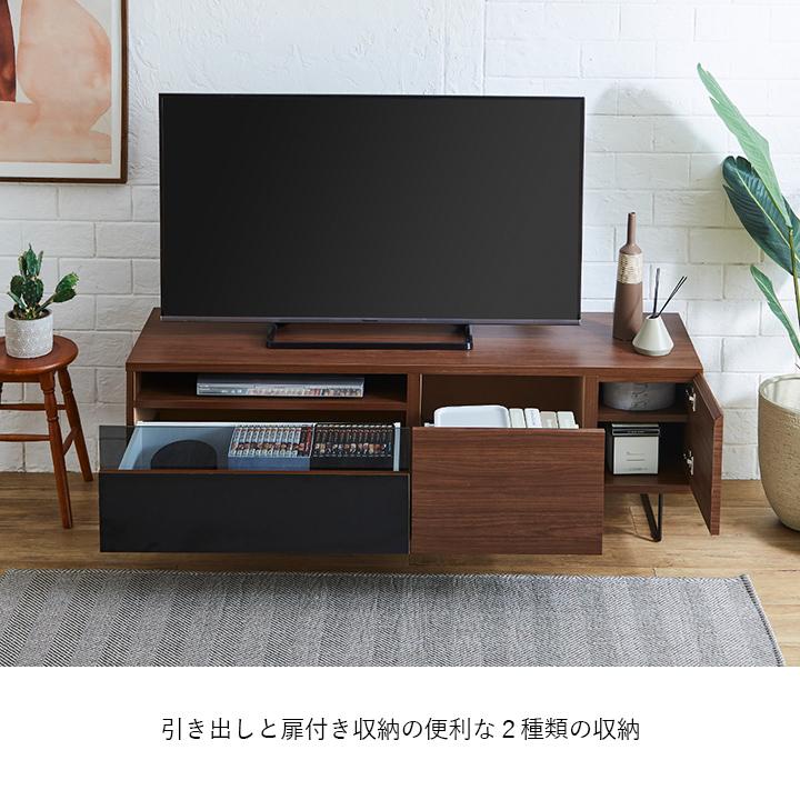 テレビボード 150 TVボード ノル 幅150cm ローボード テレビ台 幅150 TV台 大型 AV収納 収納 シンプル モダン 北欧 おしゃれ 木製 木目｜i-s｜06