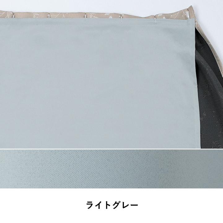 カーテン 裏地ライナー 幅200cm 1枚売り 1級遮光 カーテンライナー