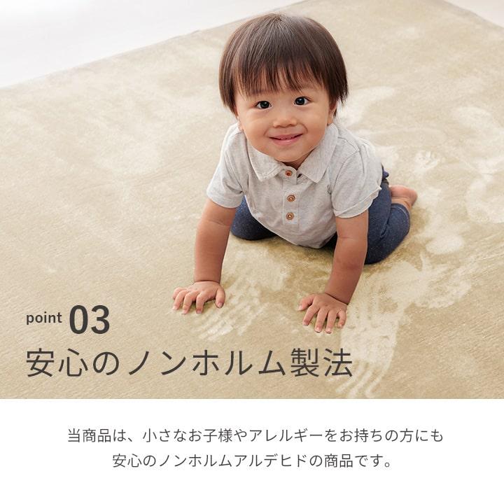 ラグ カーペット 約3畳 厚手 極厚低反発ラグ 200×250cm 抗菌 防ダニ おしゃれ もっちり ふわふわ 撥水 ホットカーペット対応 北欧 手洗い可 滑り止め FRE_13