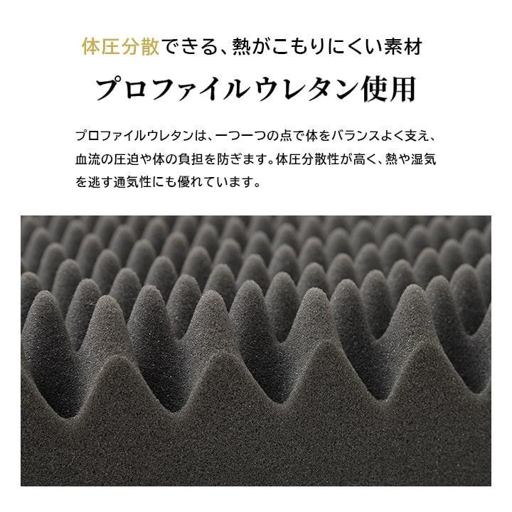 マットレス セミダブル 三つ折り 腰痛 高反発 高反発マットレス
