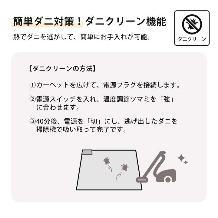 広電（KODEN） ホットカーペット 2畳 電気カーペット 本体2畳 168