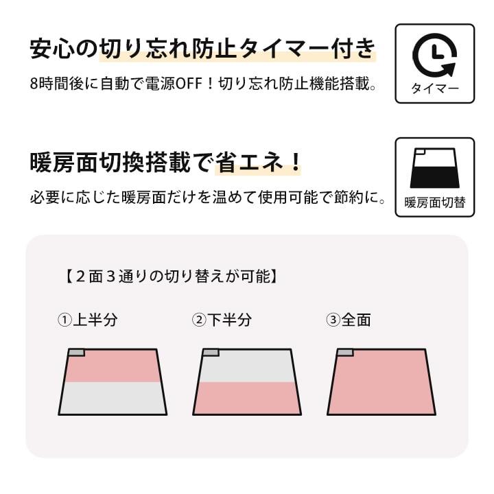 広電（KODEN） ホットカーペット 2畳 電気カーペット 本体2畳 168