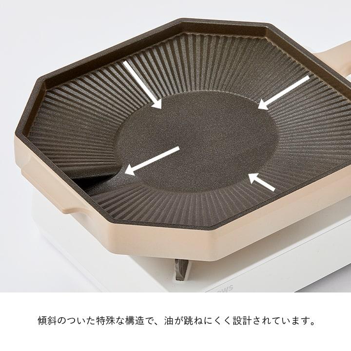 グリルパン おしゃれ 韓国 Dr.HOWS Palette パレット 8角形 28cm