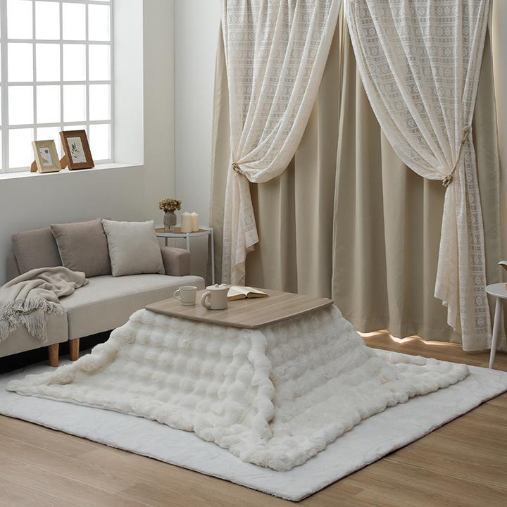 カーテン 2重カーテン 北欧 シンプルレイヤードカーテン 幅100 × 丈60