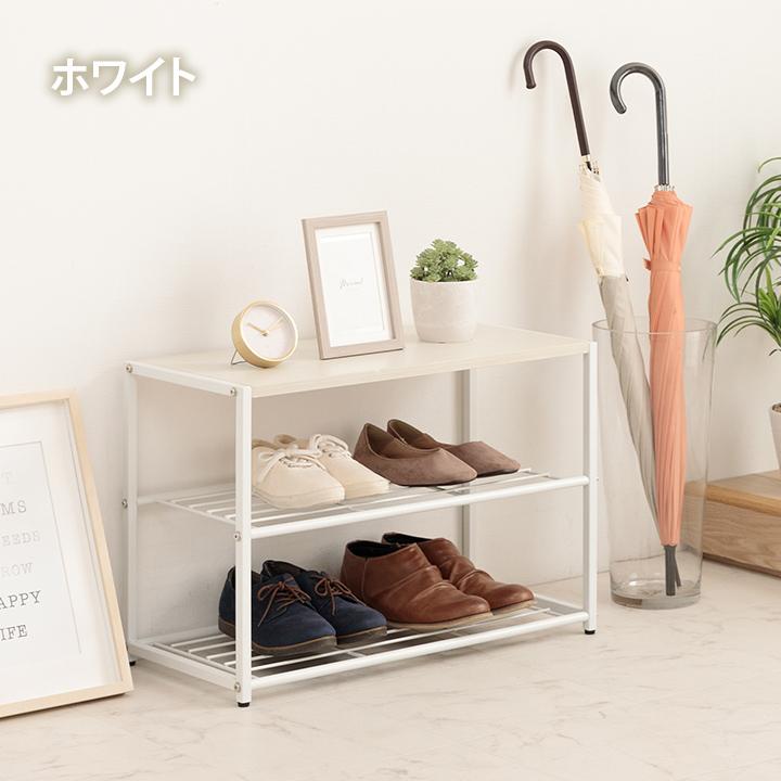 オープンシェルフ 棚 ラック シューズ 靴箱 収納 幅65cm 7段 ホワイト T7TT42 トヨセット オープンシューズボックス 42人用（7段×横6人