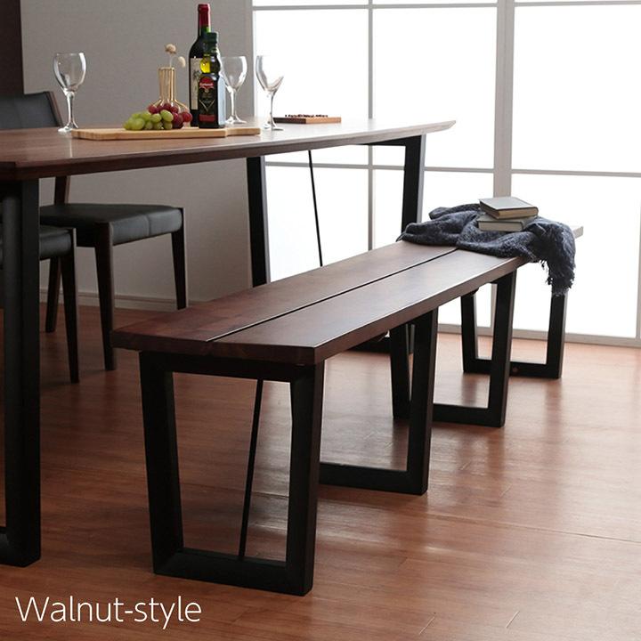 ダイニング ベンチ ダイニングベンチ ネモ 188×36cm チェア 北欧 木脚