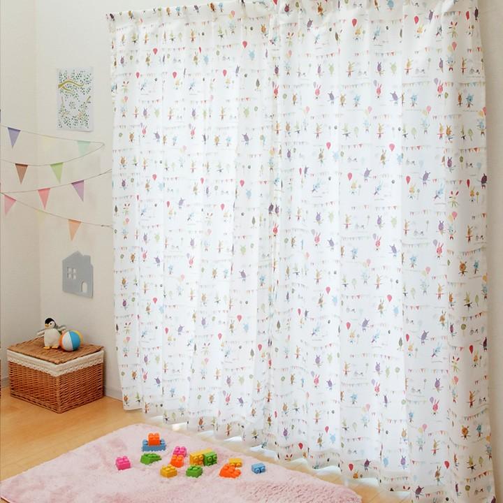 カーテン ボニータ Uni 既製品 6サイズより選択可 幅100cm 幅0cm 洗える キャラクター かわいい 子供部屋 新生活 アイズインテリア Paypayモール店 通販 Paypayモール