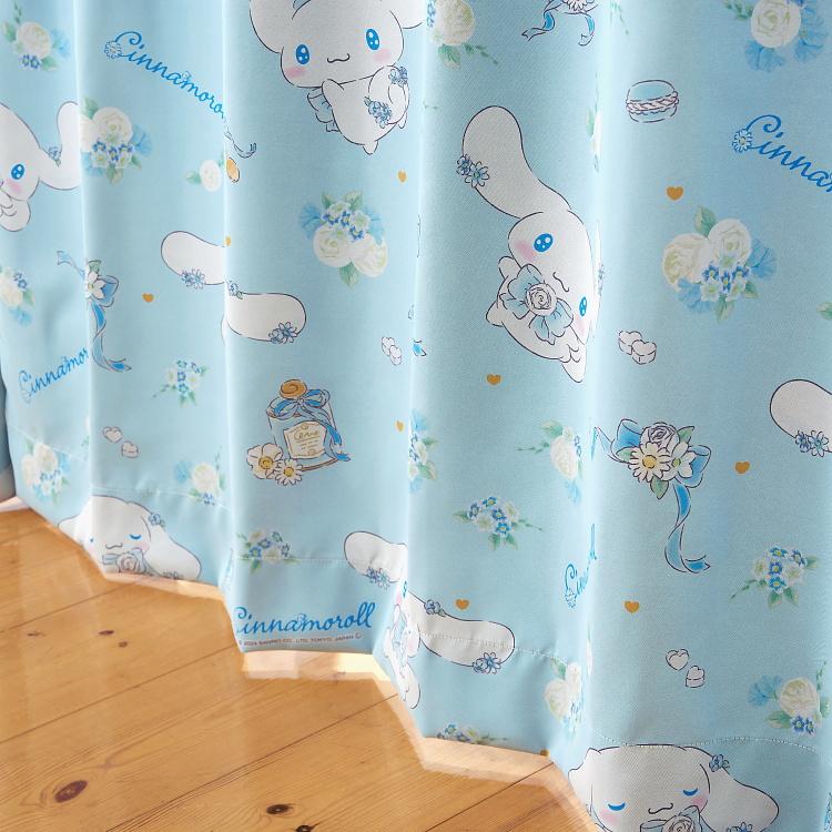 シナモロール 100×178cm 4枚組 サンリオ フラワーティータイム 3級