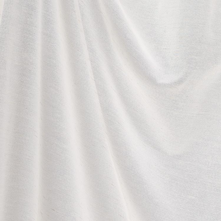 リネン風 ナチュラル レースカーテン スパンボイル ボラン 100×108cm 2