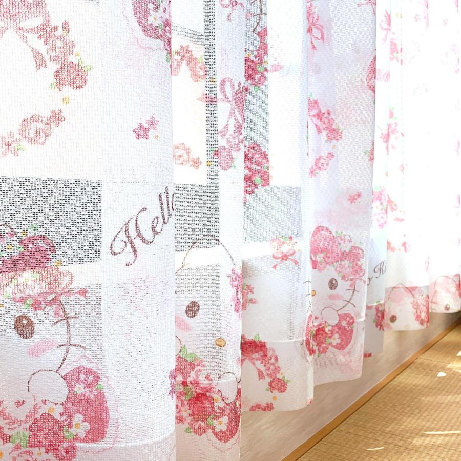 ハローキティ 100×135cm 4枚組 サンリオ ローズスチュアート 遮光