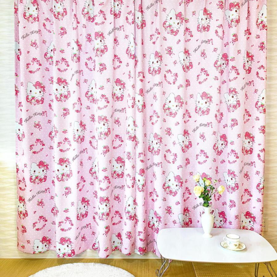 楽天市場】ハローキティ 100×200cm 4枚組 サンリオ ラブリー フラワー