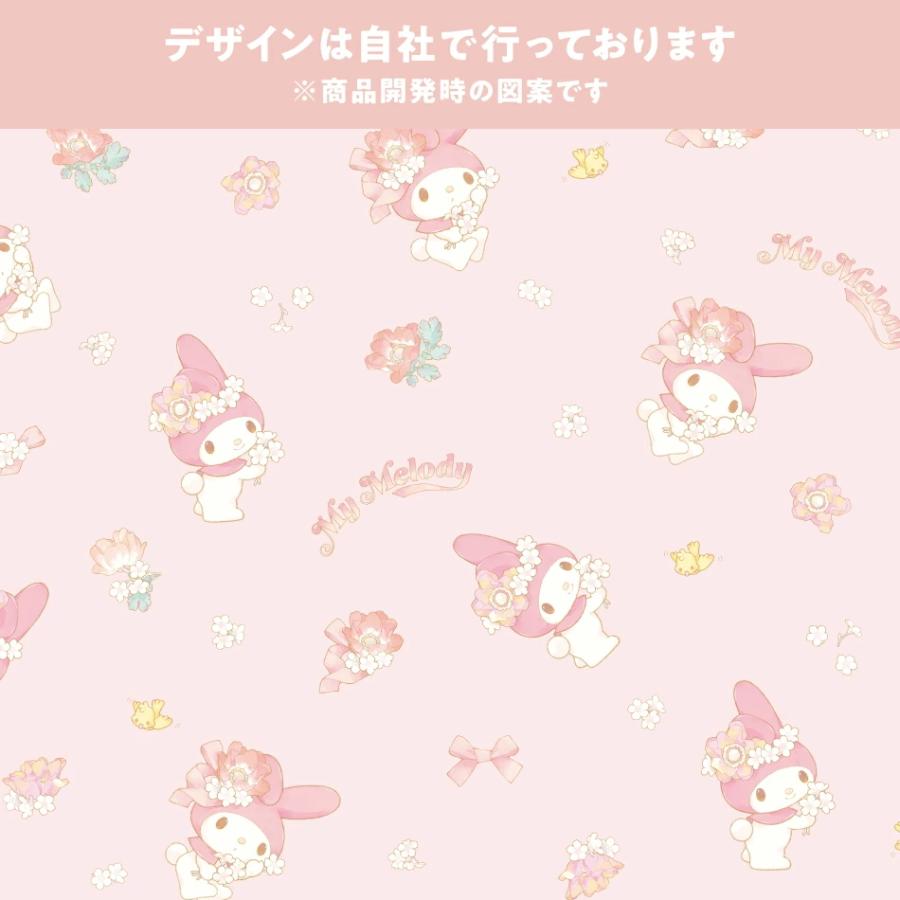 マイメロディ フリル付き 撥水 テーブルクロス 145×145 正方形 マルチ