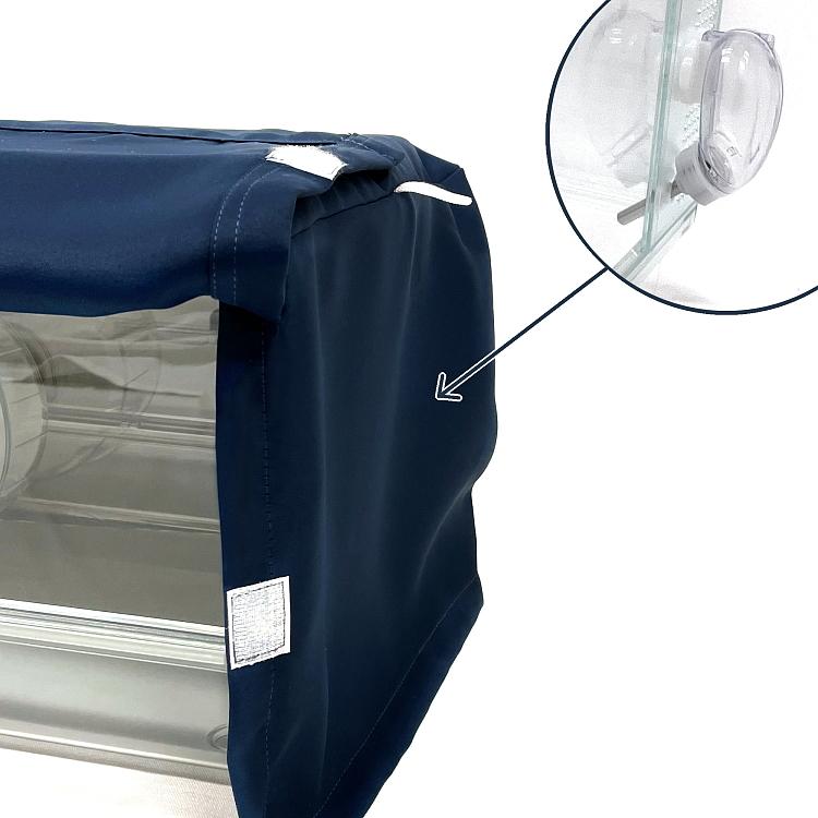 爬虫類 小動物 ケージカバー 一級遮光 63×46×30 (全4色) クリアケース