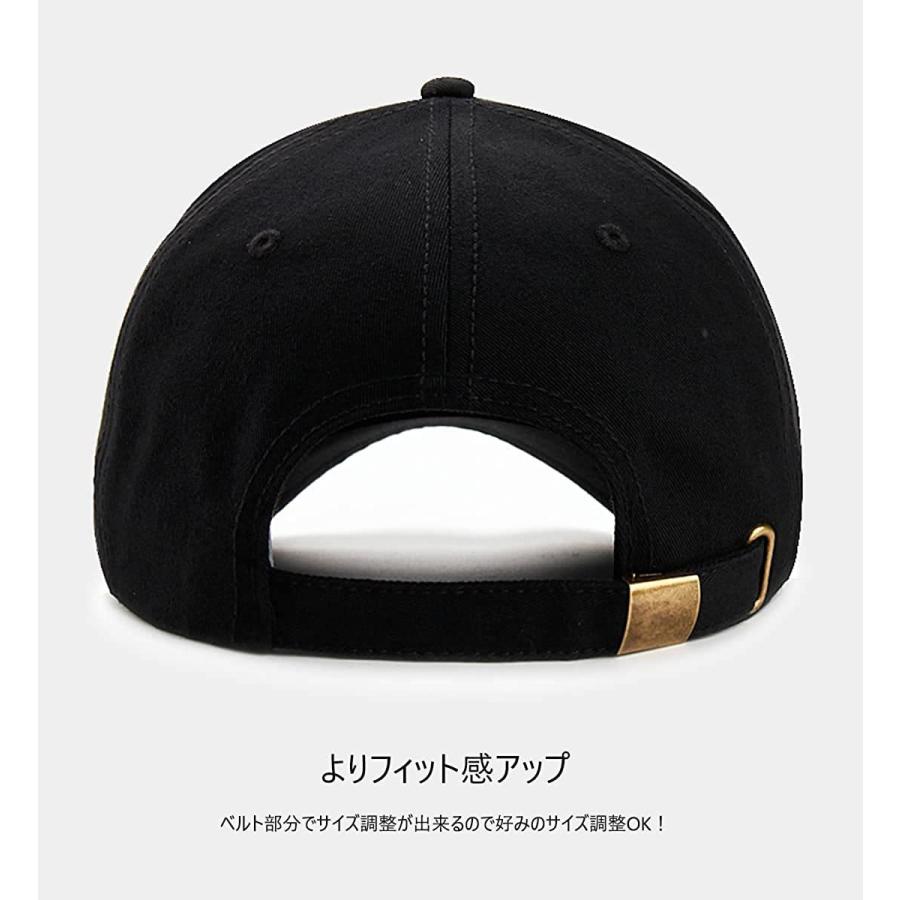 大きいサイズ シンプル コットン キャップ 帽子 最大64cm