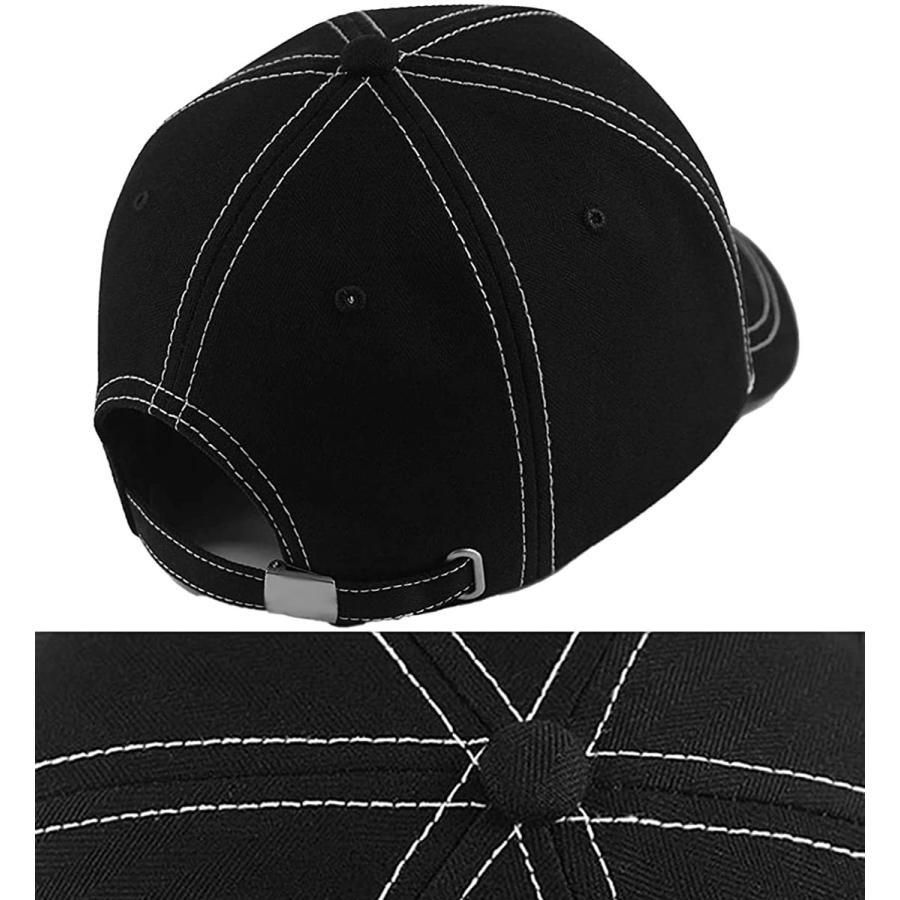 短いツバ キャップ 大きいサイズ 最大65cm ステッチ ショートブリム コットンキャップ Ha2419 I Select Yahoo 店 通販 Yahoo ショッピング