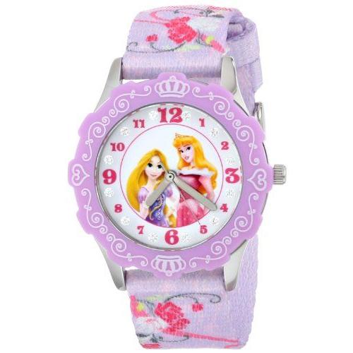 ディズニー キッズ 腕時計 ディズニープリンセス オーロラ姫 ラプンツェル Disney Kids W Disney Tween Glitz Princess Stainless Steel Purple Beze E I Selection 通販 Yahoo ショッピング
