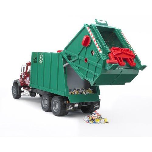 bruder toys mack granite garbage truck