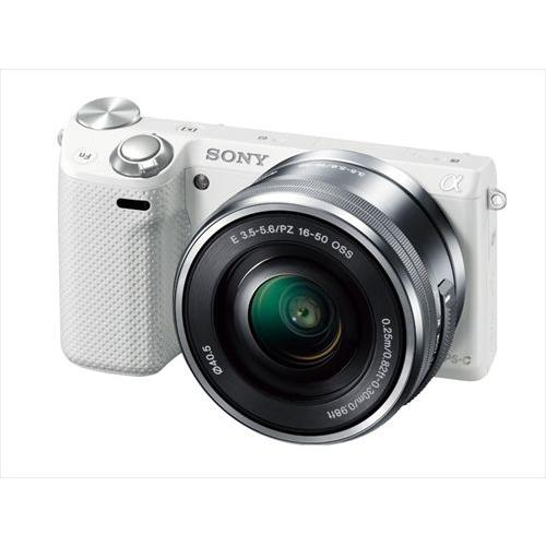 カメラ デジタルカメラ SONY ソニー アルファ α NEX-5TL-W ホワイト 白 パワーズームレンズ 