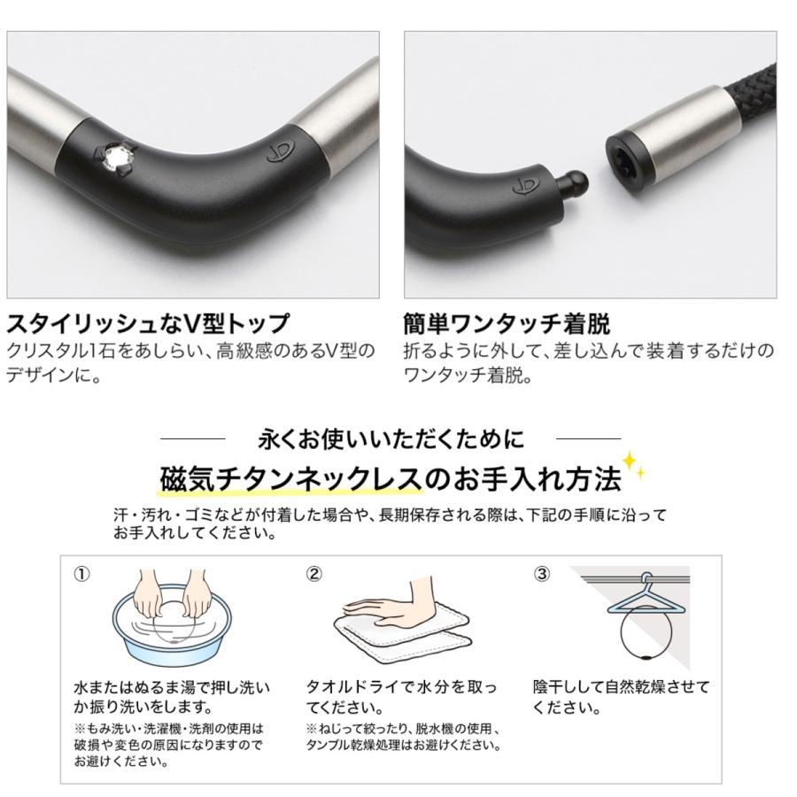 RAKUWA ファイテン(phiten) RAKUWA磁気チタンネックレス Vタイプ RAKUWA ファイテン(phiten) RAKUWA磁気チタンネックレス Vタイプ