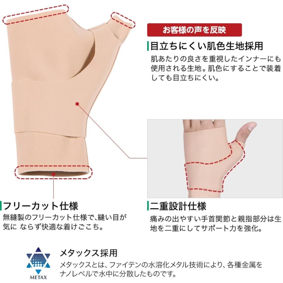phiten 手首用サポーター Lサイズ 3枚セット Phiten ファイテン ファイテンサポーター メタックス 手首用