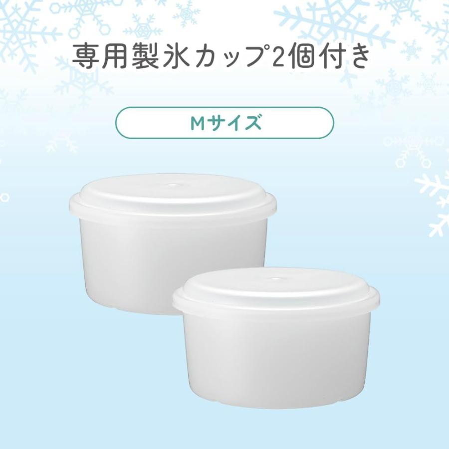 グレー かき氷機 容器付き DOSHISHA（ドウシシャ） 手動ふわふわとろ雪かき氷器 ライトグレー IS