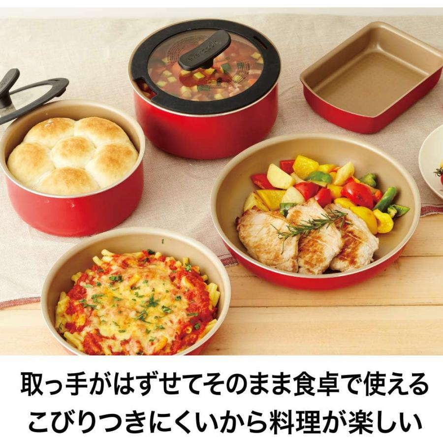 evercook 着脱4点セット EFIS4IV アイボリー | 着脱式 IH対応 食洗機