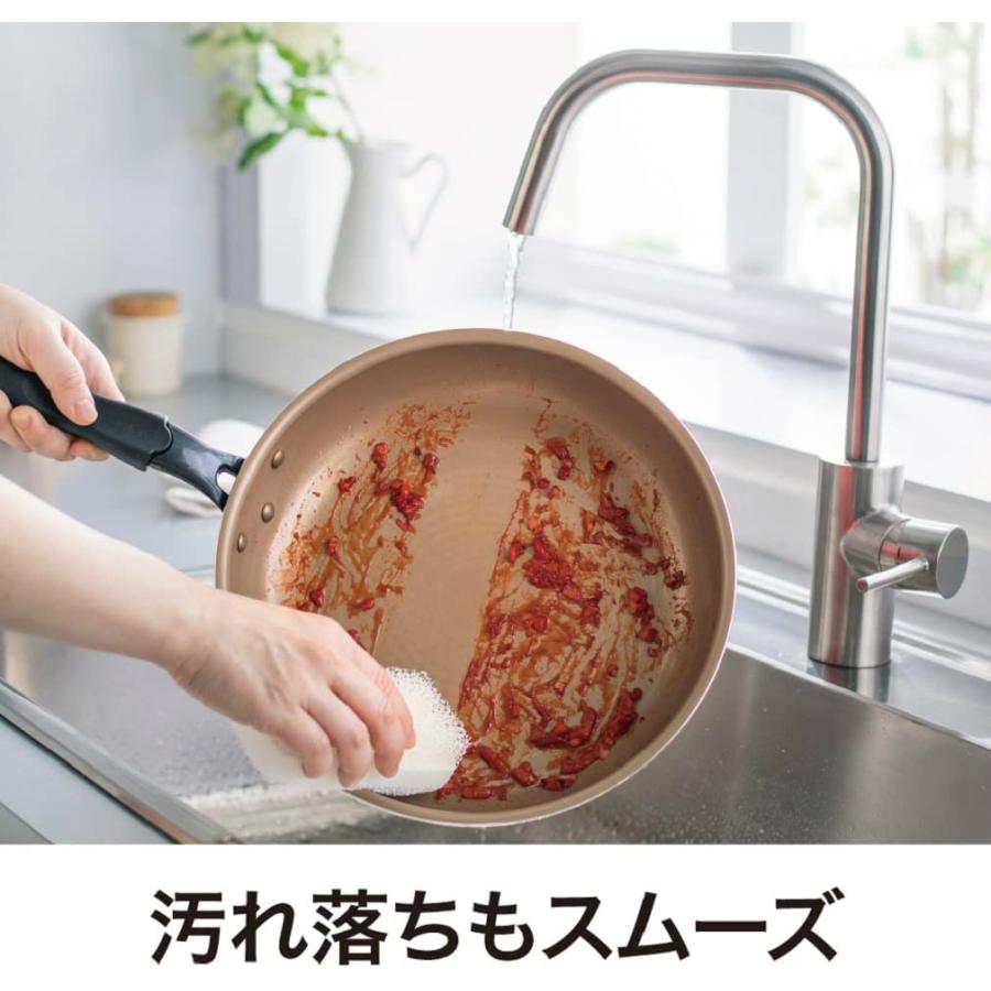 【500日保証】evercook ガス火専用 軽量 フライパン 28cm ネイビー EGFP28NV | エバークック | evercook | 04