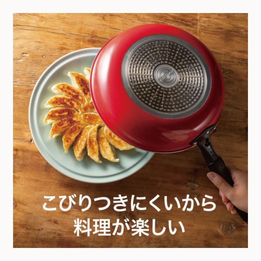 evercook 【500日保証】エバークック フライパン 28cm レッド