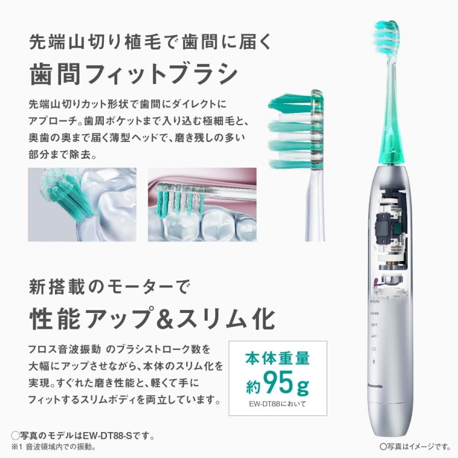Doltz パナソニック ドルツ プレミアム W音波振動ハブラシ EW-DP38 全2