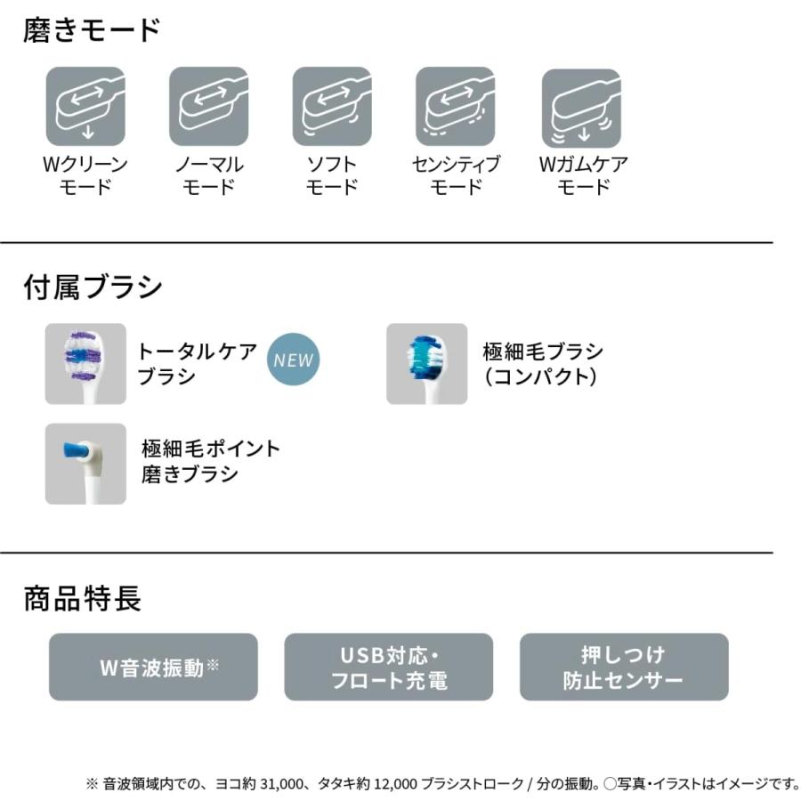Doltz パナソニック 音波振動ハブラシ ドルツ EW-DP57-S Doltz パナソニック 音波振動ハブラシ ドルツ EW-DP57-S