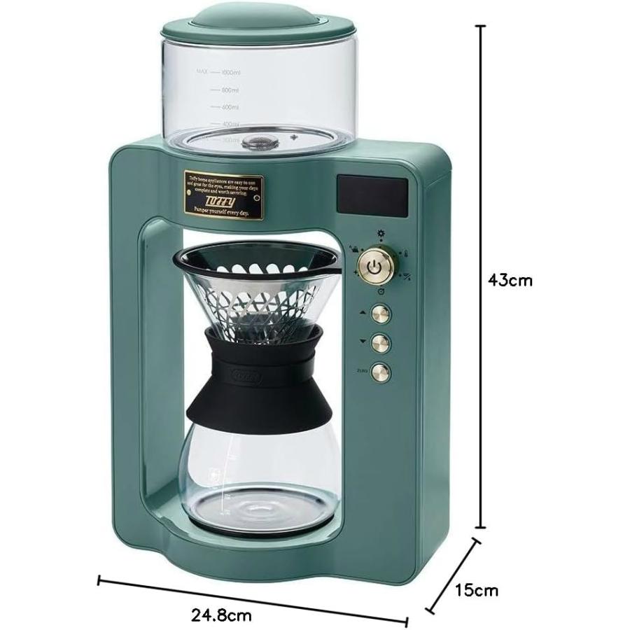 Toffy カスタムドリップコーヒーメーカー K-CM6 全2色 | 容量1000ml
