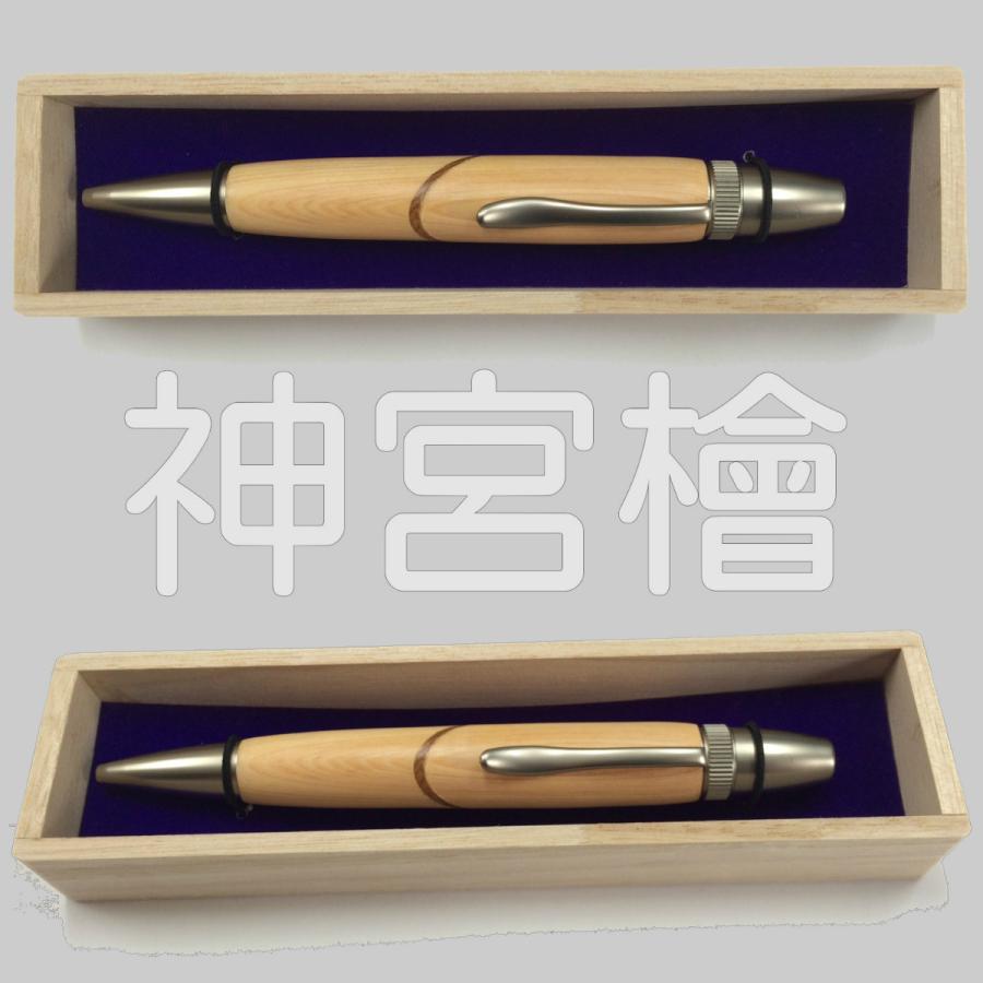 ジェットストリーム 伊勢桧 パトリオットボールペン 木軸ペン 135mm