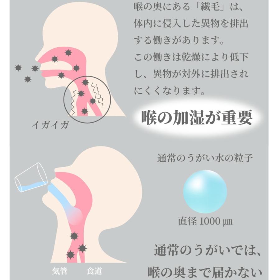 超音波吸入器 のどモイスチャー NK8021 のどケア ハンディ吸入器 喉