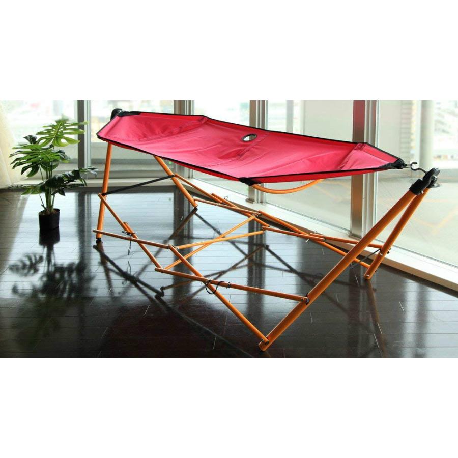 Sifflus シフラス 自立式ポータブルハンモック 耐荷重100kg ドリンク