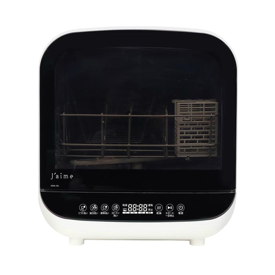 SJM-DW6A(W) 食器洗い乾燥機 エスケイジャパン Jaime 食洗機 1年保証 | 工事不要 タンク式の画像